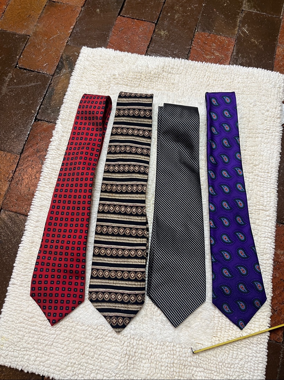 MEN TIES 4 TOTAL /polo/346 Brook Brothers/Paul Stuart/Kenneth Cole 1213
